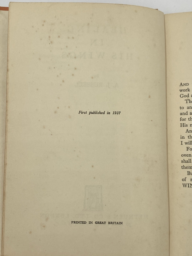 Healing In His Wings by A.J. Russell - 1937 Recovery Collectibles