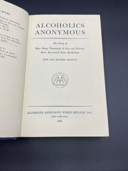 Alcoholics Anonymous Second Edition 11th Printing - 1970 Recovery Collectibles