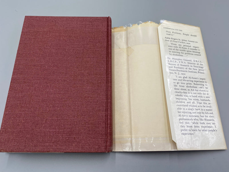 Al-Anon Faces Alcoholism Fourth Printing, Signed - 1973 - ODJ Recovery Collectibles
