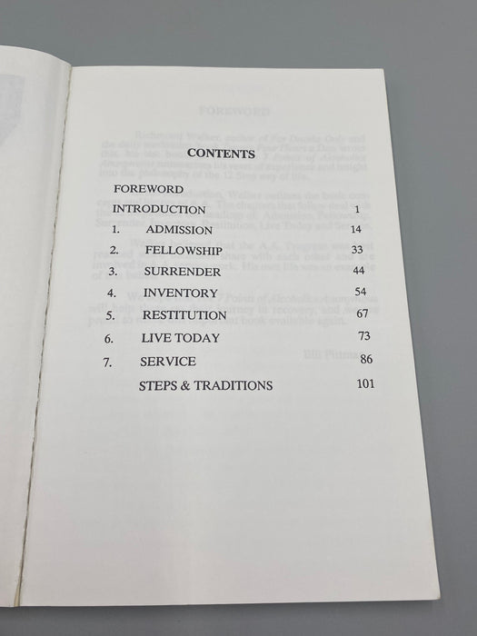 The 7 Points of Alcoholics Anonymous - 1st Printing, by Richmond Walker Recovery Collectibles