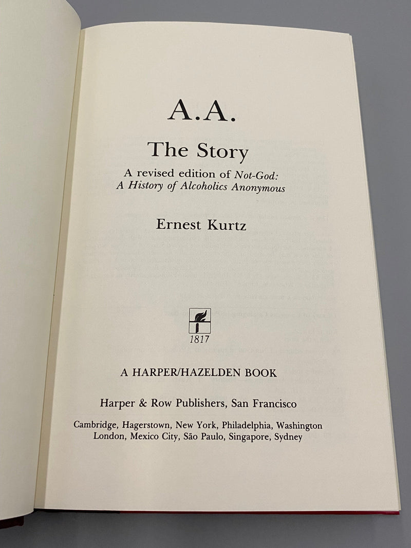 The Story (AA) by Ernest Kurtz - First Edition 1988 - Original Dust Jacket Recovery Collectibles