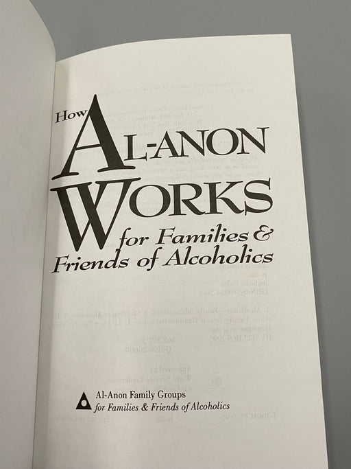 How Al-Anon Works: for Families & Friends of Alcoholics Recovery Collectibles