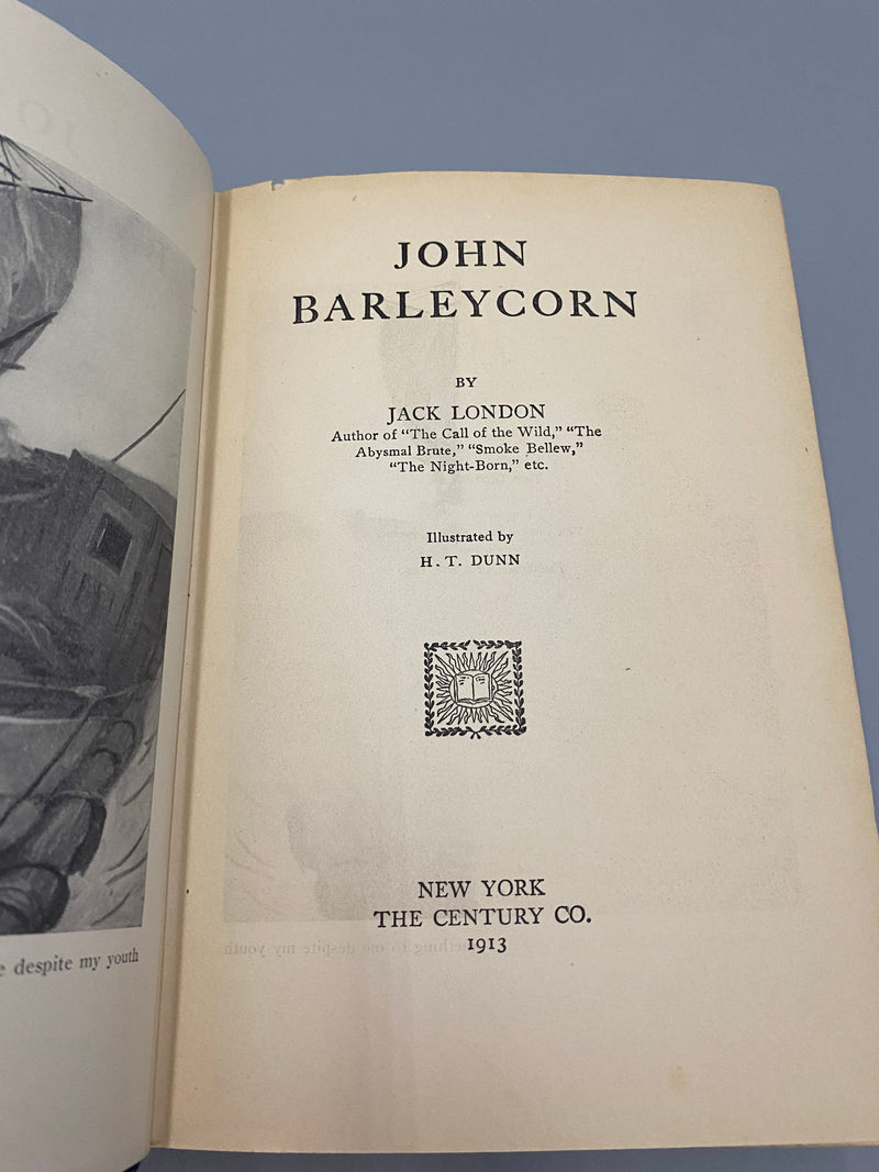 John Barleycorn by Jack London 1st Printing - 1913 w/ODJ Recovery Collectibles