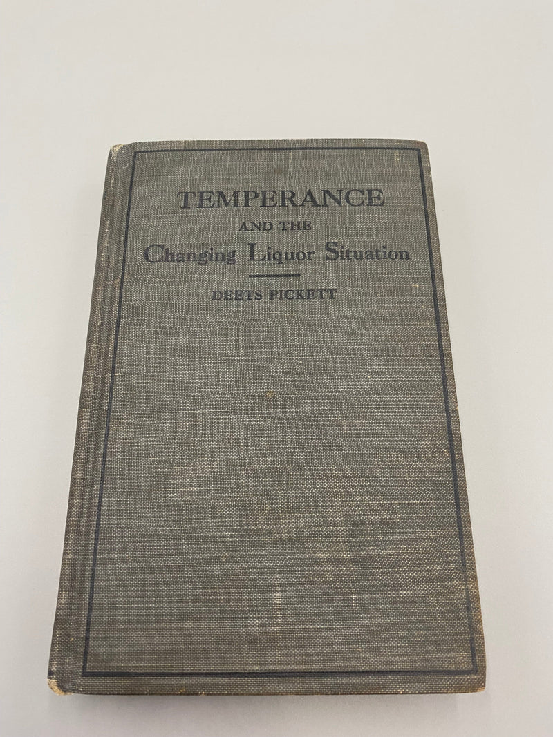 Temperance and the Changing Liquor Situation - Deets Pickett, 1934 Recovery Collectibles