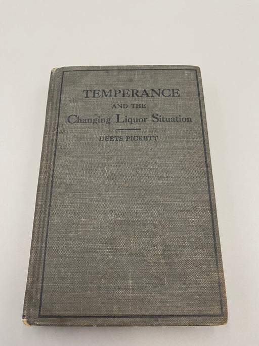 Temperance and the Changing Liquor Situation - Deets Pickett, 1934 Recovery Collectibles