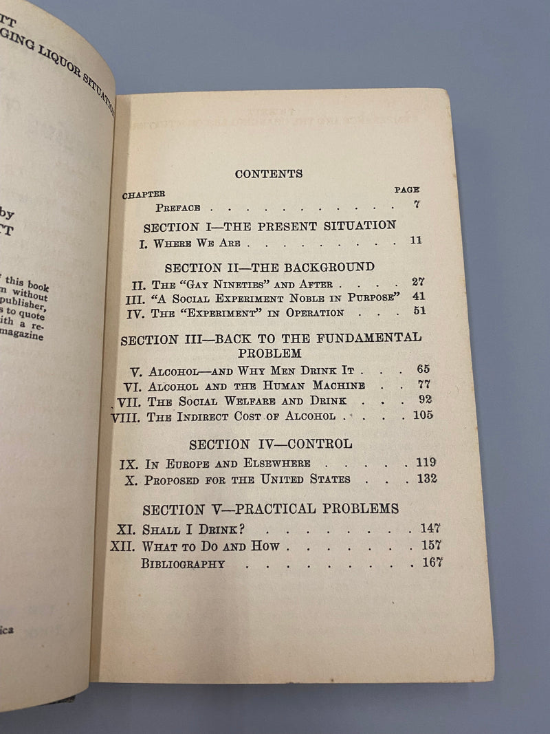 Temperance and the Changing Liquor Situation - Deets Pickett, 1934 Recovery Collectibles