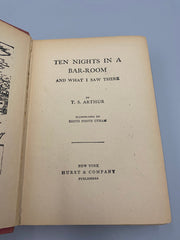 Ten Nights in a Bar Room - T.S. Arthur Recovery Collectibles