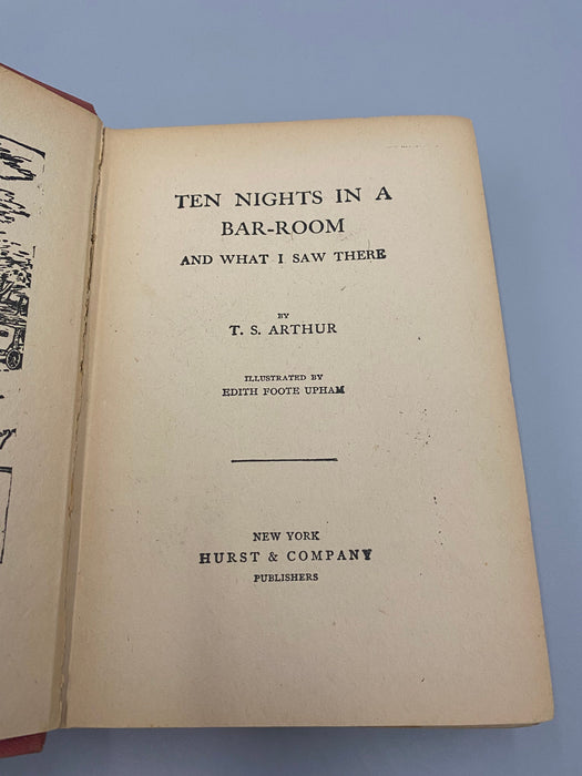 Ten Nights in a Bar Room - T.S. Arthur Recovery Collectibles