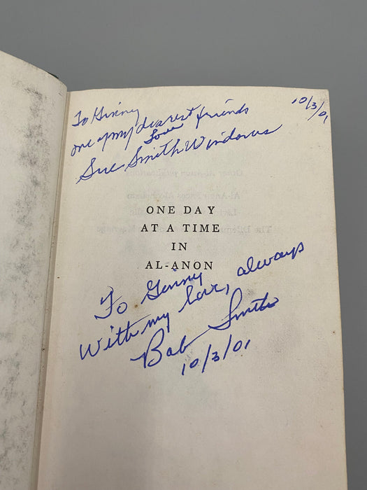 One Day At A Time In Al-Anon First Printing - Signed by both of Dr. Bob’s Children Recovery Collectibles