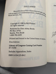 AA The Way It Began SIGNED by Bill Pittman, First Edition - 1988 Recovery Collectibles