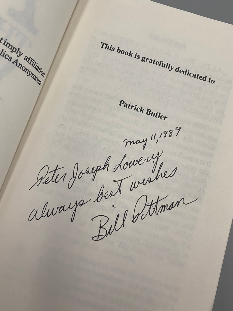 AA The Way It Began SIGNED by Bill Pittman, First Edition - 1988 Recovery Collectibles