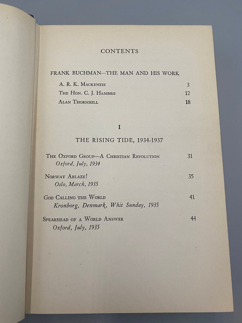 Remaking The World - Frank N. D. Buchman - 1949 Recovery Collectibles