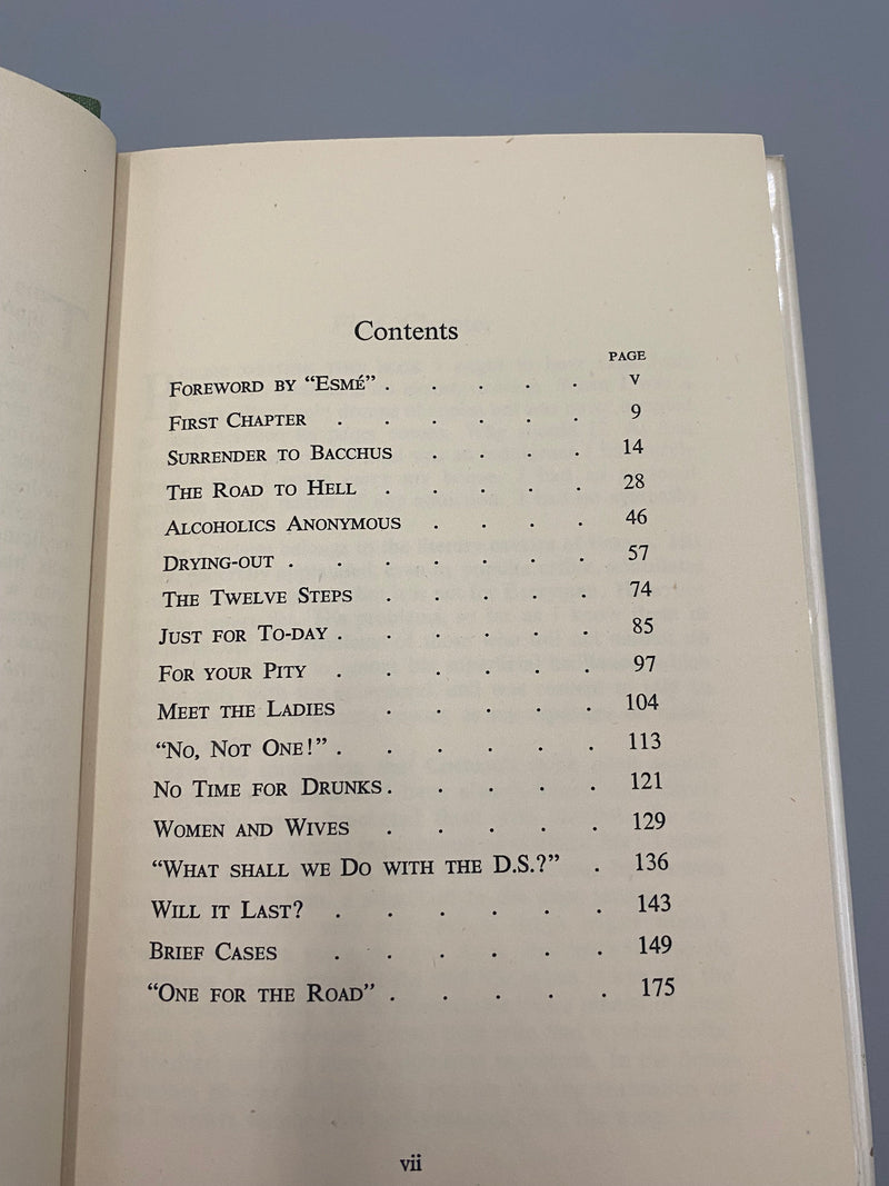 Goodbye To Bacchus, by Vernon Charles - First Printing 1953 - An Alcoholic Actor’s Escape From Hell by Vernon Charles Recovery Collectibles