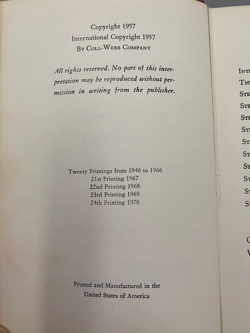 The Little Red Book: An Interpretation Of The Twelve Steps of the Alcoholics Anonymous Program - 24th Printing 1970 Recovery Collectibles