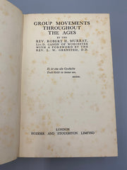 Group Movements Throughout the Ages, First Printing 1935 - Robert H. Murray Recovery Collectibles