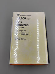 One Thing I Know by A.J. Russell - First Printing 1933 Recovery Collectibles