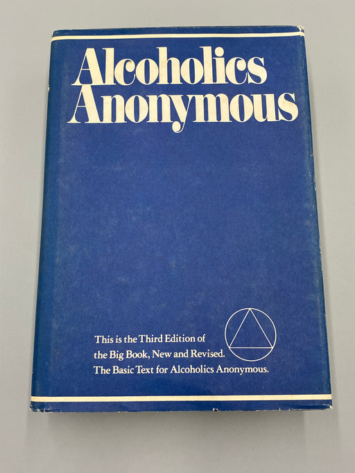 Alcoholics Anonymous 3rd Edition 3rd Printing - 1977, ODJ Recovery Collectibles