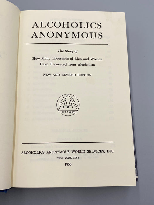 Alcoholics Anonymous 2nd Edition 14th Printing - 1973 ODJ Recovery Collectibles