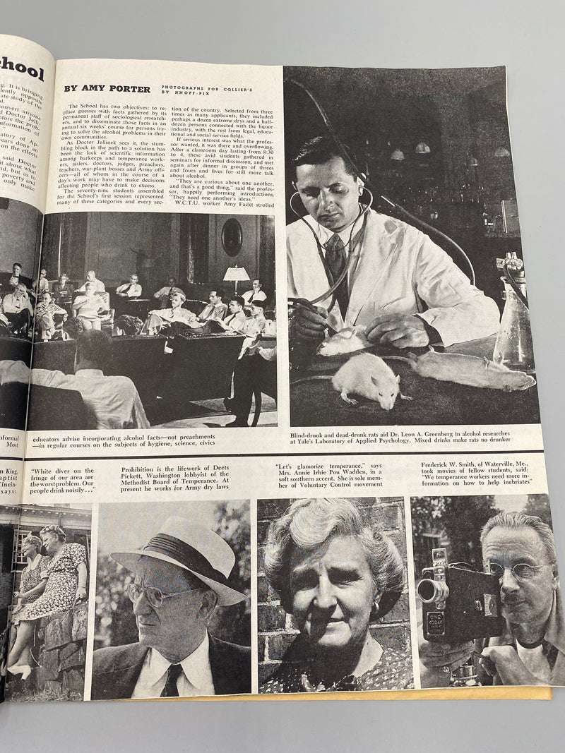 Collier’s - October 30, 1943 - Includes 'Wet and Dry School' Article Recovery Collectibles
