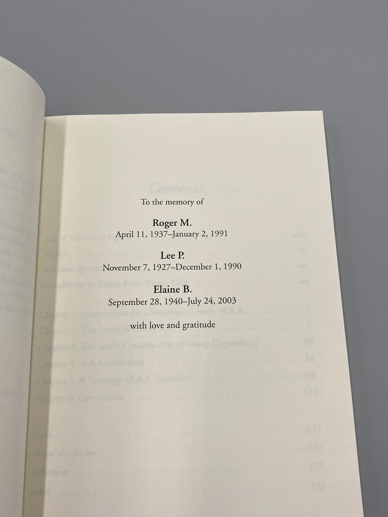 The Social World of Alcoholics Anonymous: How It Works, SIGNED by Annette R. Smith, Ph.D. Recovery Collectibles
