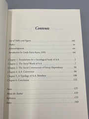 The Social World of Alcoholics Anonymous: How It Works, SIGNED by Annette R. Smith, Ph.D. Recovery Collectibles