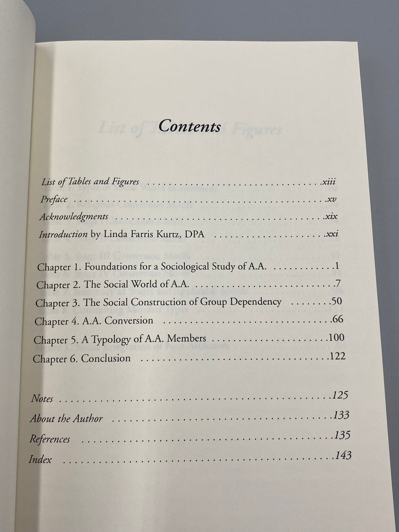 The Social World of Alcoholics Anonymous: How It Works, SIGNED by Annette R. Smith, Ph.D. Recovery Collectibles