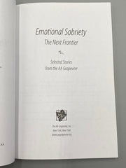 Emotional Sobriety, The Next Frontier: Selected Stories from the AA Grapevine - 2nd Printing, 2007 Recovery Collectibles