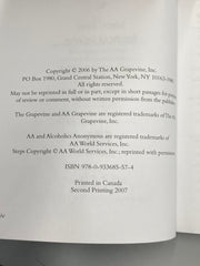 Emotional Sobriety, The Next Frontier: Selected Stories from the AA Grapevine - 2nd Printing, 2007 Recovery Collectibles