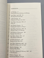 Thank You For Sharing: Sixty Years of Letters to the AA Grapevine - 2003 Recovery Collectibles