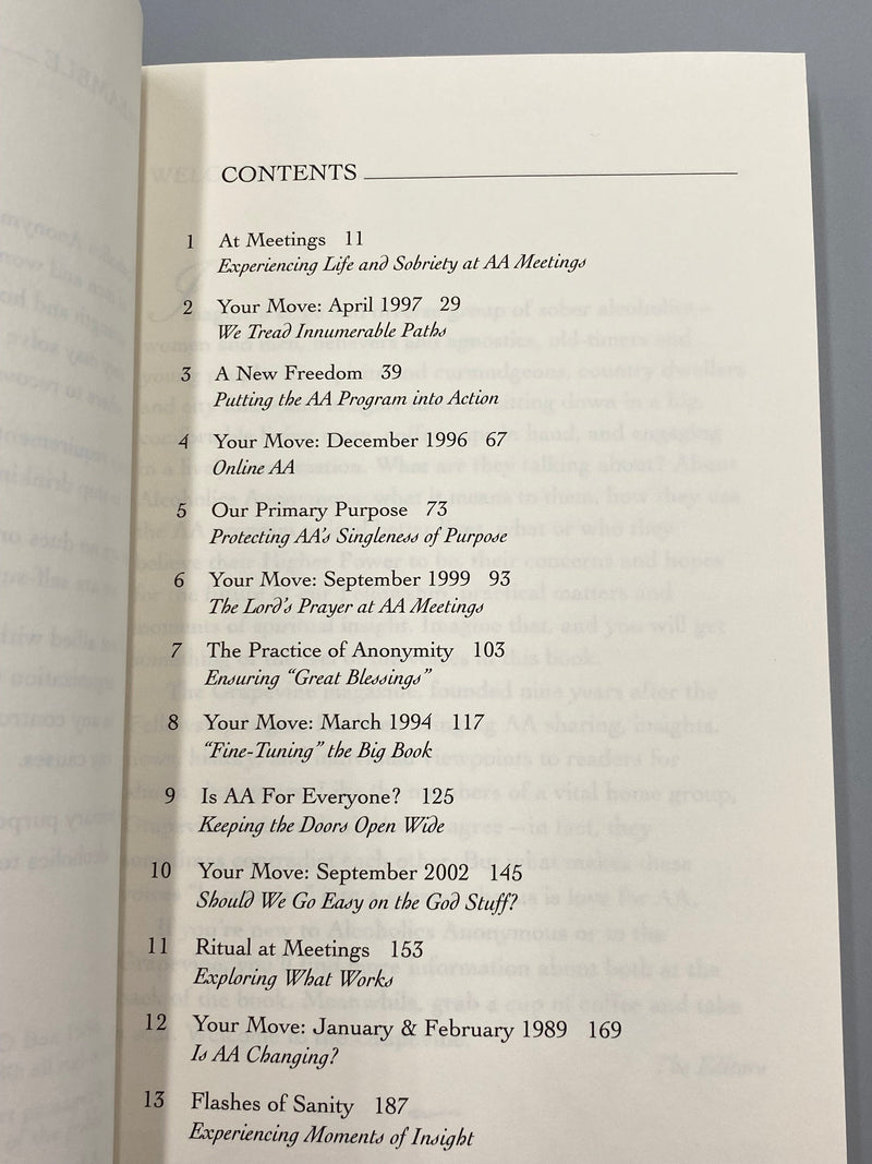 Thank You For Sharing: Sixty Years of Letters to the AA Grapevine - 2003 Recovery Collectibles