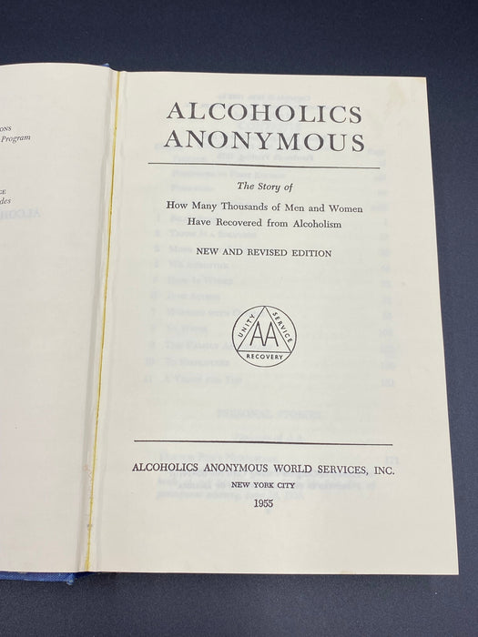 Alcoholics Anonymous 2nd Edition, 14th Printing - 1973, ODJ Recovery Collectibles