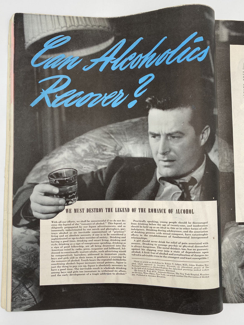 Ladies’ Home Journal - August 1946 - Can Alcoholics’ Recover? Recovery Collectibles