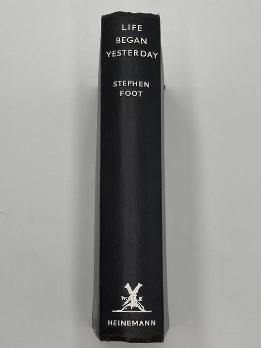 Life Began Yesterday by Stephen Foot - 1935 - ODJ Recovery Collectibles