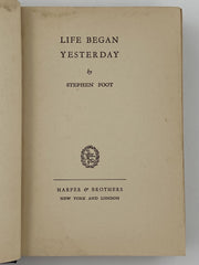 Life Began Yesterday by Stephen Foot - Fourth Edition - ODJ Recovery Collectibles