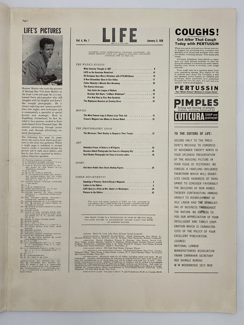 Life Magazine - January 3, 1938 - Oxford Group Recovery Collectibles