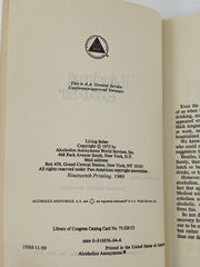 Living Sober 19th Printing 1989 Recovery Collectibles
