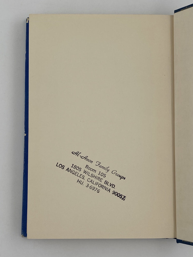 Living with an Alcoholic - Revised Expanded Edition First Printing 1966 - ODJ Recovery Collectibles