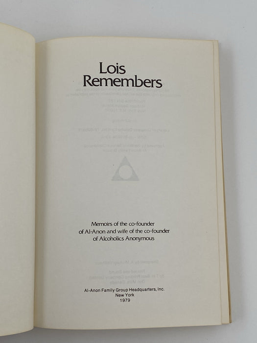Lois Remembers - First Printing 1979 Recovery Collectibles