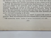 Medicine Looks at Alcoholics Anonymous - 1953 Recovery Collectibles