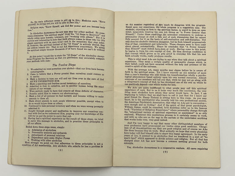 Medicine Looks at Alcoholics Anonymous Recovery Collectibles