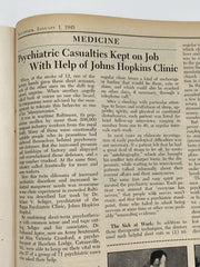 Newsweek - Johns Hopkins - January 1945 Recovery Collectibles