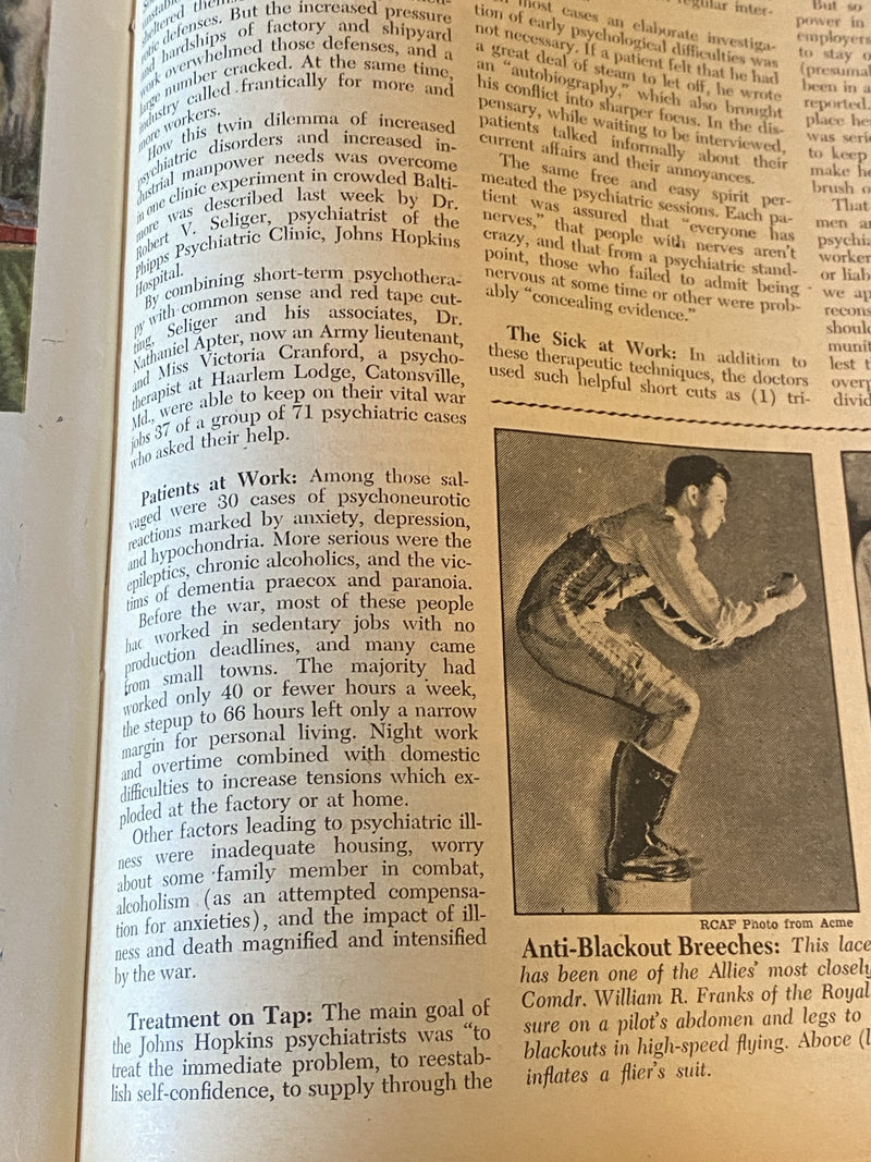 Newsweek - Johns Hopkins - January 1945 Recovery Collectibles