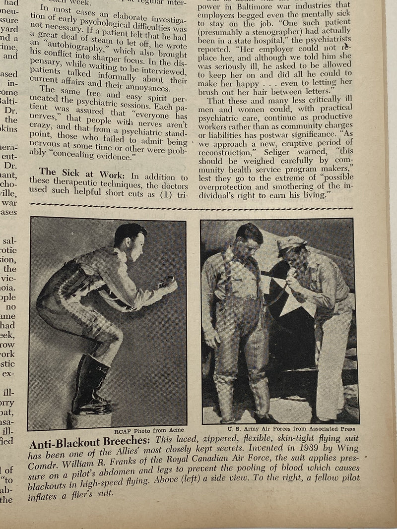 Newsweek - Johns Hopkins - January 1945 Recovery Collectibles