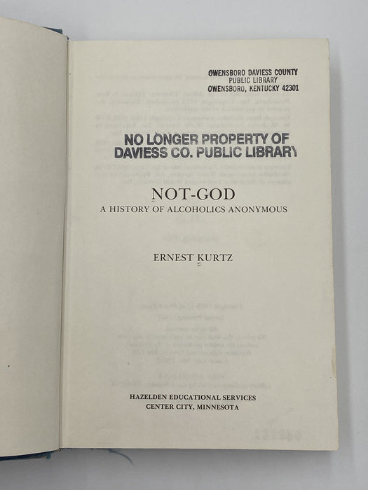 Not-God by Ernie K. - 1980 Second Printing - ODJ Recovery Collectibles