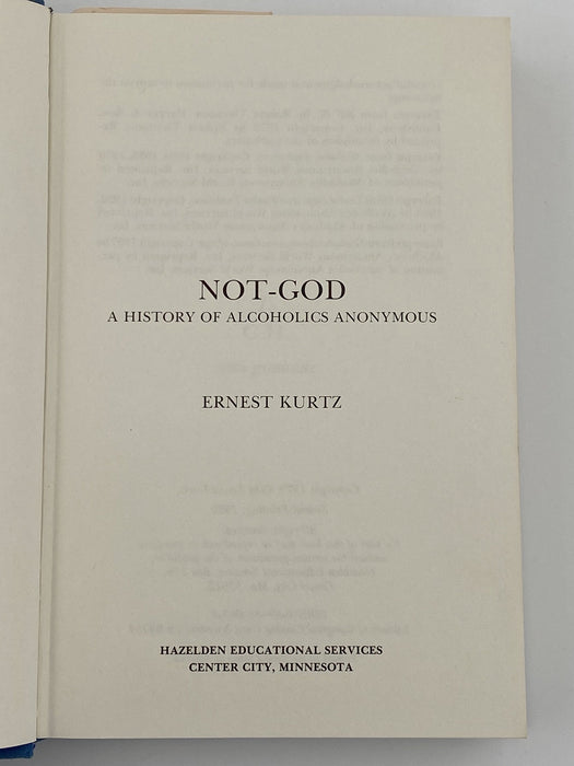 Not-God by Ernie K. - Second Printing 1980 Recovery Collectibles