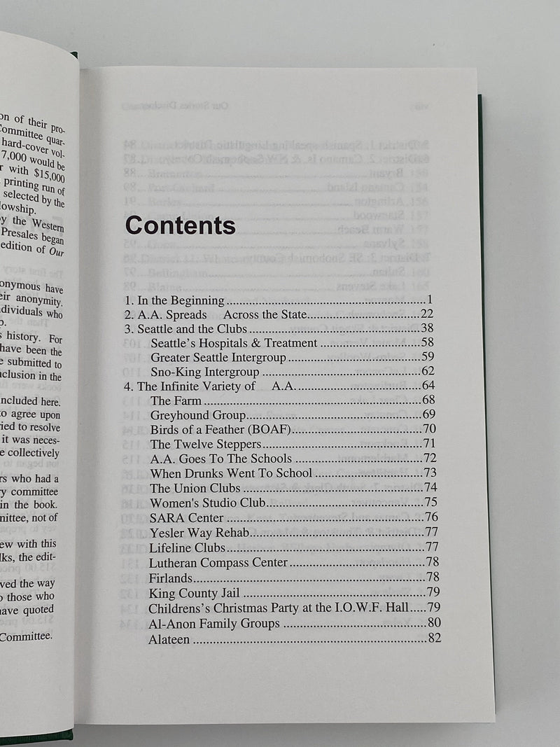 Our Stories Disclose... A History of Western Washington Area of AA - 2nd Edition 2004 Recovery Collectibles