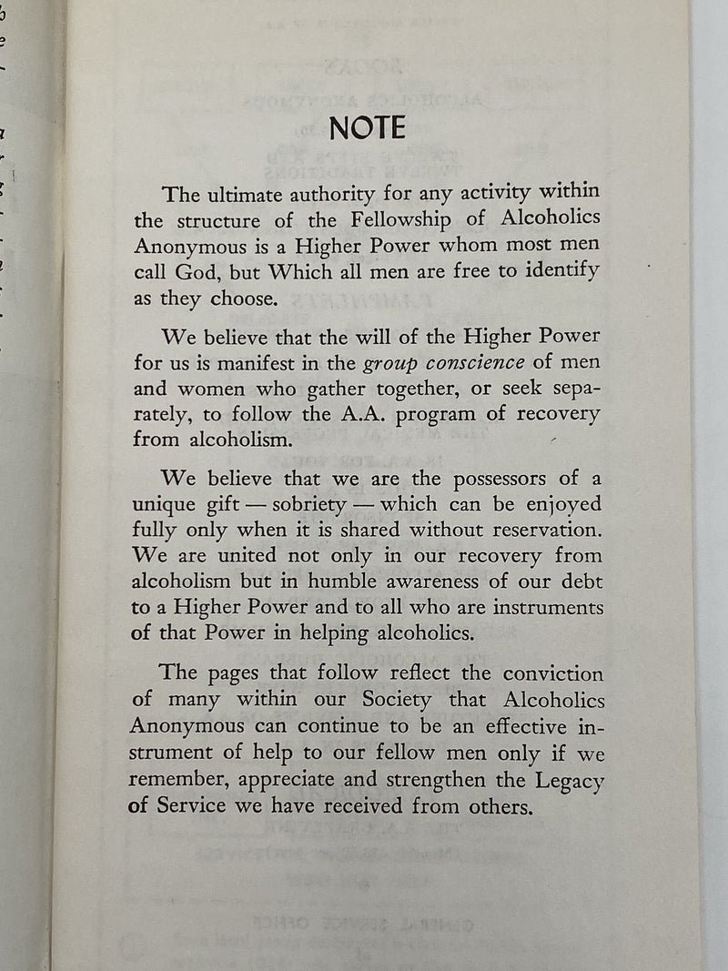 Partners in A.A. - 1958 First Printing Pamphlet Paul Henke