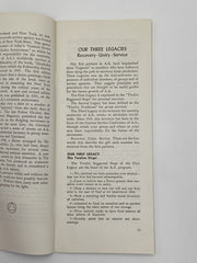 Partners in A.A. - 1958 First Printing Pamphlet Paul Henke
