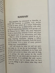 Partners in A.A. - 1958 First Printing Pamphlet Paul Henke