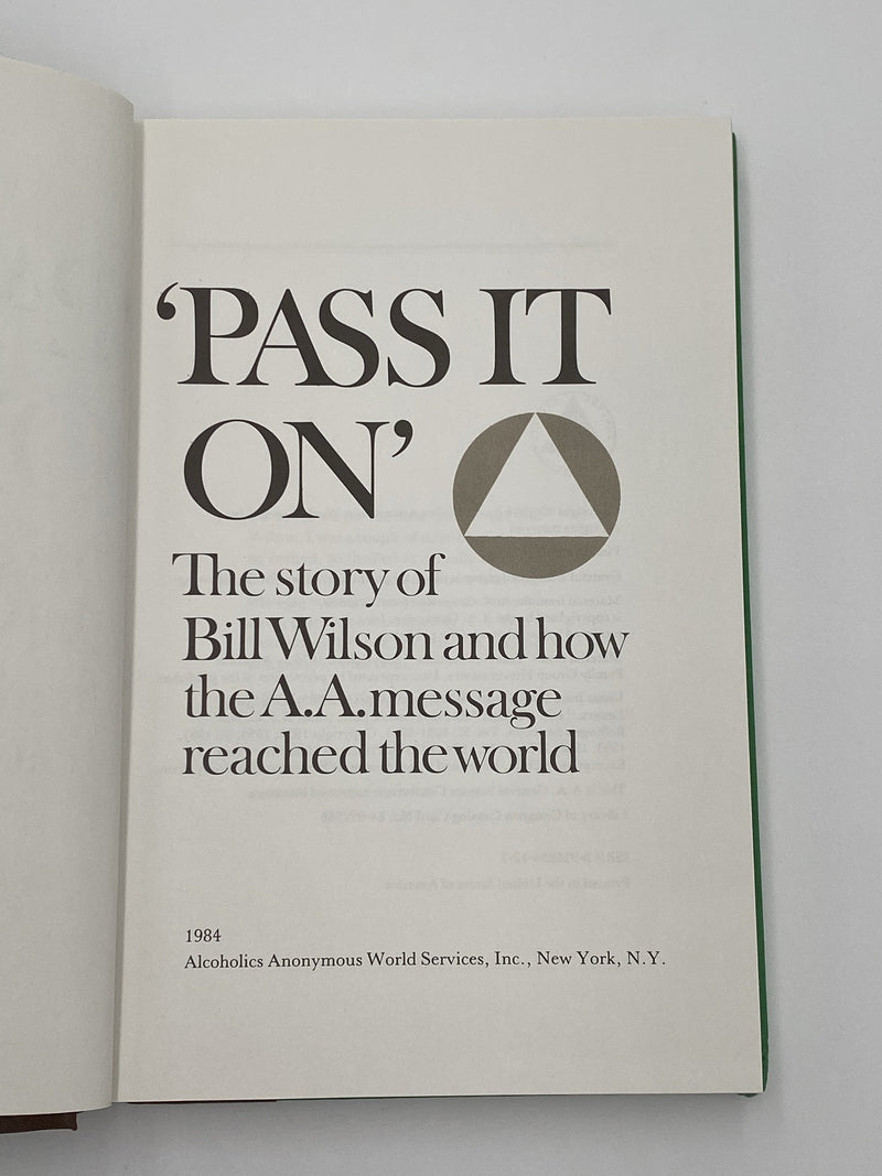 Pass It On - 1984 First Printing - ODJ Recovery Collectibles